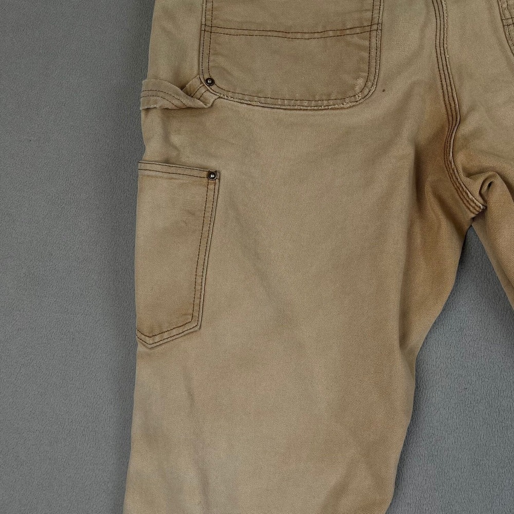 Carhartt Tan Brown Cargo Work Pants - Picture 8 of 16